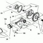 DS 250, CE Коленвал и поршни