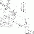 Outlander 800 STD 4 X 4 Задняя подвеска