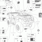 Outlander 800 STD 4 X 4 Наклейки