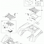 Outlander 500 STD 4 X 4 Передние и задние поддоны STD