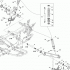 Outlander 500 STD 4 X 4 Задняя подвеска