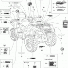 Outlander Max 800 LTD 4 X 4 Наклейки