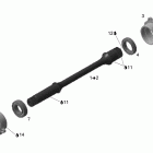 Outlander 650 STD 4 X 4 Приводной вал