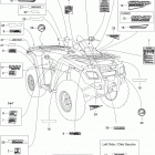 Outlander 500 STD 4 X 4 Наклейки