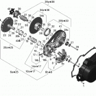 Outlander Max 400 XT 4 X 4 Трансмиссия