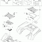 Outlander Max 800 LTD 4 X 4 Передние и задние поддоны