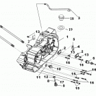 DS 250 NA / Inter Left crankcase half