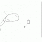 DS 250 NA / Inter Mirrors and tools