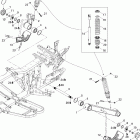 Outlander Max 800 STD 4 X 4 Задняя подвеска