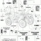 Outlander Max 400 STD 4 X 4 Наклейки