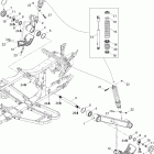 Outlander 500 STD 4 X 4 Задняя подвеска