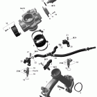 Outlander 800 STD 4 X 4 01- intake manifold and throttle body outlander 800efi