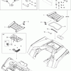 Outlander Max 400 STD 4 X 4 09- front and rear trays std