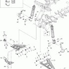 Outlander Max 400 STD 4 X 4 Передняя подвеска
