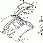 ATC185S Atc185s  rear fender 81-83