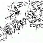 ATC185S Atc185s  rear brake drum 81-83