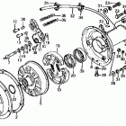 ATC200 Atc200 rear brake drum 82-83