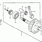 ATC200E Коленвал и поршни