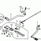ATC200E Подножки и педали