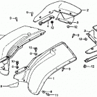ATC200 185 / 200  rear fender 80-83