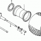 ATC200E Переднее колесо
