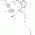 YZ250FX Главный тормозной цилиндр,передний