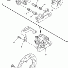 XT250X/XT250XC Задний суппорт тормозной
