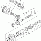 V STAR 1100 CUSTOM-XVS11XC-B/XVS11X-B Промежуточный ведущий вал