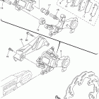WR25RXLC/WR25RXL Задний суппорт тормозной