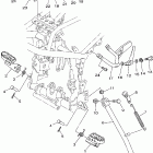XT250X/XT250XC Подножки