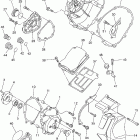 FZ1 FZS10WC/FZS10W Крышка картера двигателя
