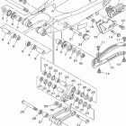 YZ250X1 Бугель (задний рычаг)