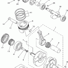 XT250X/XT250XC Коленчатый вал и Поршень