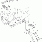 WR250FW Подножки