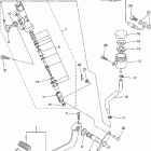 FZ6  FZS6XL/FZS6XB/FZS6XLC/FZS6XBC Задний торм цилиндр