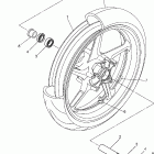 FZ1 FZS10WC/FZS10W Переднее колесо