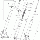 R6-YZFR6XY/YZFR6XYC Передняя вилка