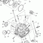 XT250X/XT250XC Головка цилиндра