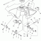 YZ85X Топливный бак