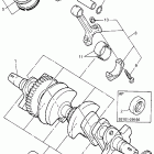 YZF600RTC/YZF600RT Коленчатый вал и Поршень