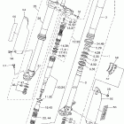 YZ250FW Передняя вилка