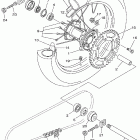 YZ250W1 Заднее колесо