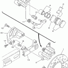 YZ85X Задний суппорт тормозной