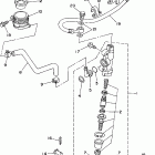 YZ85X Задний торм цилиндр
