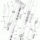 YZ450FW Передняя вилка