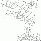 WR450FW Крышка картера двигателя