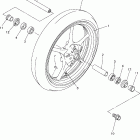 R6W-YZFR6WC/YZFR6W Переднее колесо