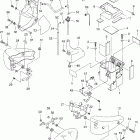 V STAR 1300-XVS13AWC/XVS13AW Боковая панель