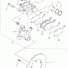 R6W-YZFR6WC/YZFR6W Задний суппорт тормозной