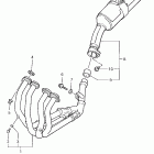 YZF600RTC/YZF600RT Выхлопная система